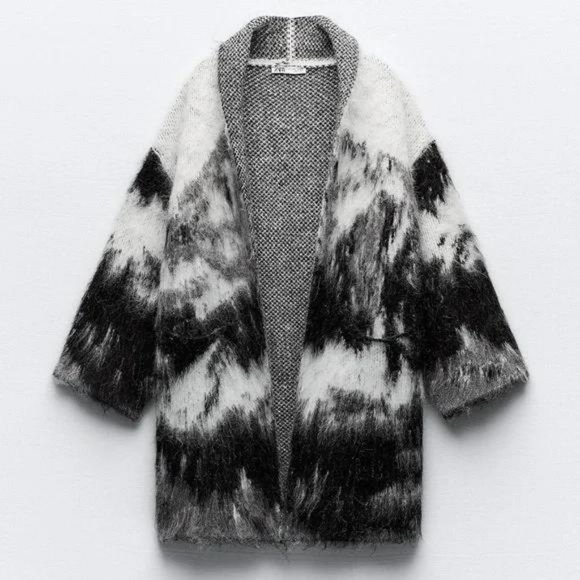 Zara Jackets & Blazers - ZARA OPEN FRONT KNIT COAT